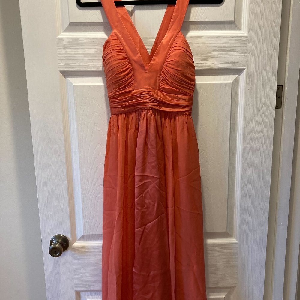 Nearly New Silk Chiffon Formal Dress Size 4